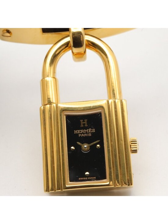 Hermes Watch Kelly Black Leather main image 7